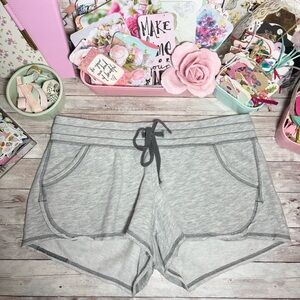 Old Navy Light Gray Shorts Women’s Sz.S Drawstring Waist Lounge Athletic Sporty